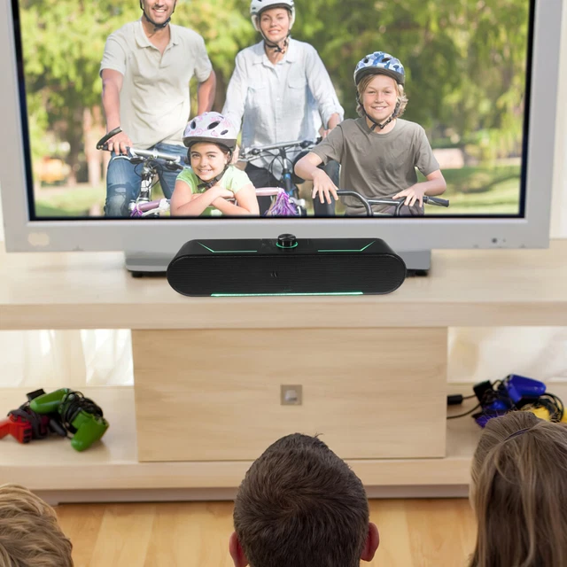 HOME SPEAKER SYSTEM Sound Bar Soundbar For Tablet Wired Long Luminous