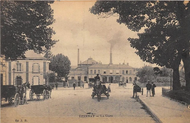 Cpa 51 Epernay La Gare