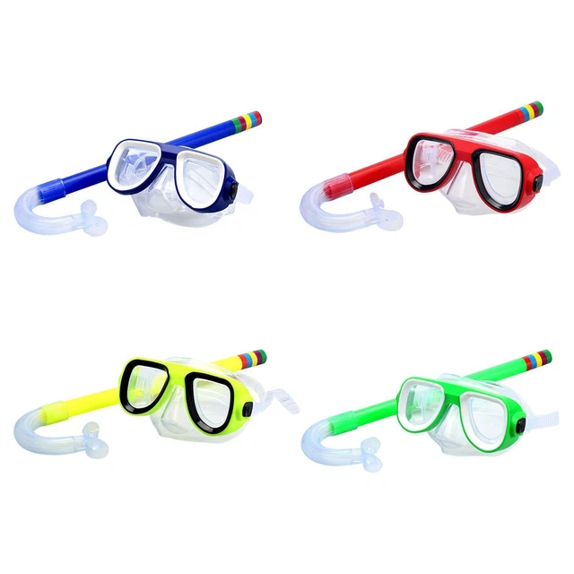 Kit Tuba Et Lunettes De Plongée Enfants 3-6 Ans - Snorkeling Piscine Ou Mer - Anti-Buée