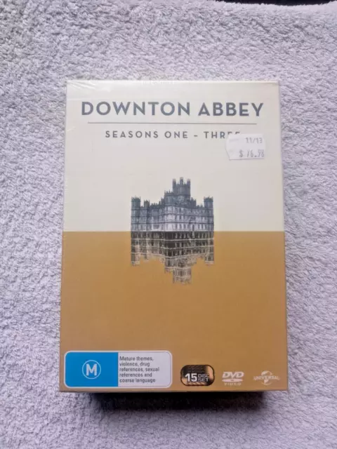 Downton Abbey Seasons 1-3 15 Disc Set - DVD Region 2 4 5 PAL - New