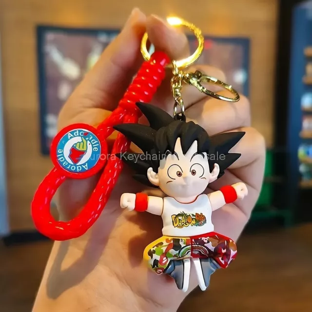 Porte-clés Dragon Ball Z Cartoon Anime pour hommes & femmes - Figurines d'action