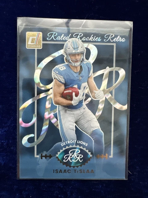 Isaac Tesla Rookie Card 🔥 ISAAC TESLAA RC 2025 Donruss Rated Rookies Retro #6 🔥 $11.19 ...
