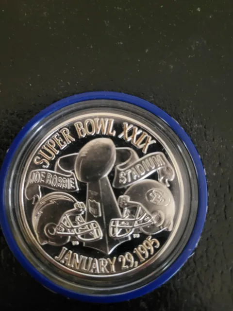 SuperBowl XXIX 49ers San Diego Chargers  NFL 75th Anniversary Official Game Coin