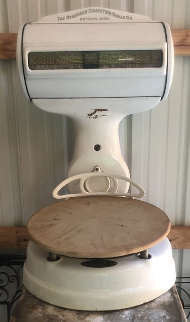 Vintage Antique General Store Scale Standard Computing Scale Co Detroit Michigan