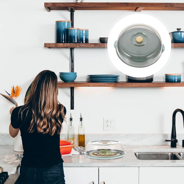 KITCHEN SUPPLY OUTDOOR Food Covers Microwave Splatter Guard £12.29