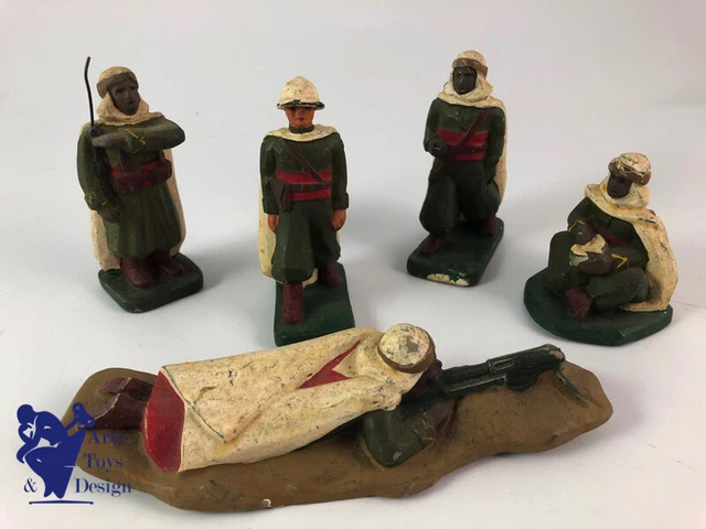 Lineol - Figura 2 SA et 1 officier. Rare - 1930-1939