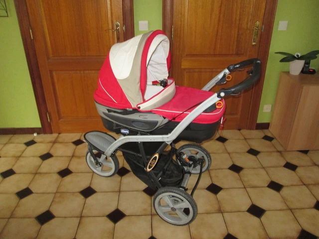 LANDAU POUSSETTE Cosy CHICCO trio tout terrain 2 bases