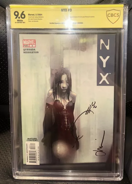 NYX #3 CBCS 9.6 WP SS Quesada/Middleton 2004  1st app. X-23 🔥🔥Deadpool 3??!!