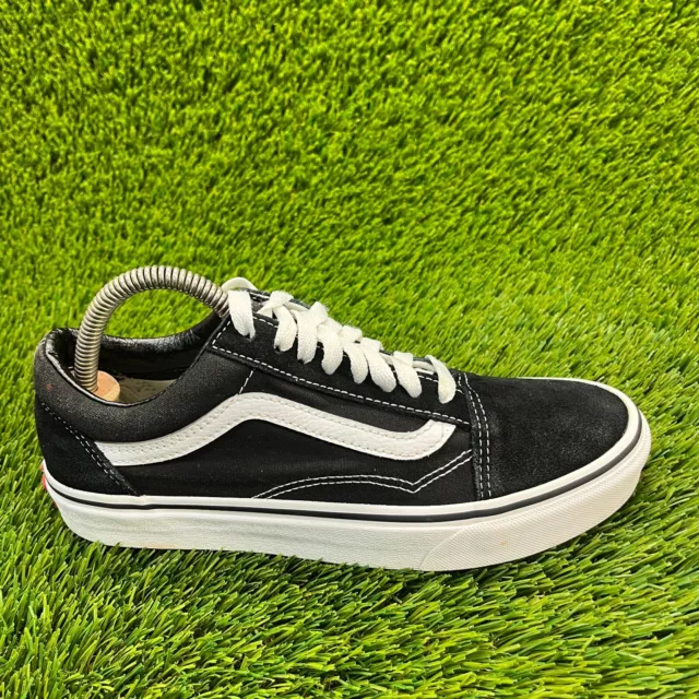 Vans Old Skool Womens Size 8.5 Black White Athletic Casual Shoes Sneakers 500714