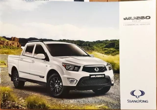 Ssangyong Musso Pick Up Brochure 2017