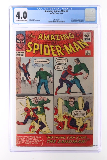 Amazing Spider-Man #4 - Marvel 1963 CGC 4.0 Origin and 1st app of the Sandman