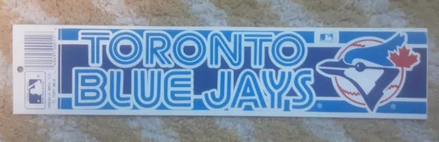 Vtg Toronto Blue Jays MLB baseball 1987 Trench vinyl Decal Bumper Sticker