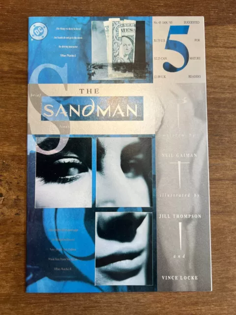 Sandman 45 DC Vertigo Comics Neil Gaiman Brief Lives Pt 5 1993