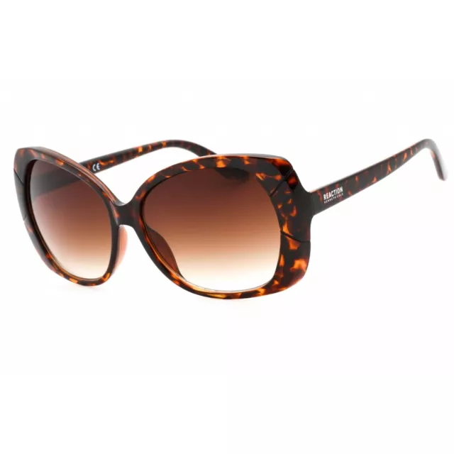 Kenneth Cole Reaction Women's Sunglasses Dark Havana Oversized Frame KC2841 52F