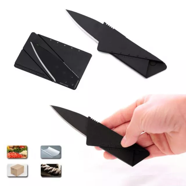 Thin Cardsharp Credit Card Folding Razor Sharp Wallet Portable Knife Survival