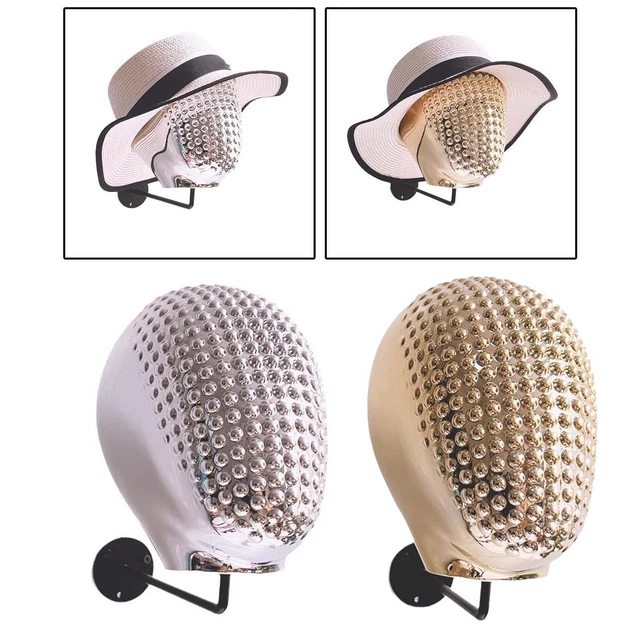 Porte-chapeaux Cowboy Mural En Métal - Support 4 Crochets Pour Chapeaux Western Et Baseball, Noir