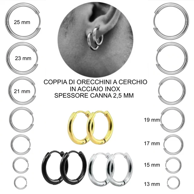 Orecchini Neri Uomo Orecchini Da Uomo 925 In Argento Sterlina 5 Coppie Di Orecchini Placcati In Oro 14k Per Le Donne Rotonde E Quadrate Cubiche In Zirconia Ipoallergenici Orecchini Set Di Dimensioni
