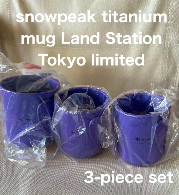 SNOW PEAK LAND Station Harajuku Snow Peak Titanium Mug Set