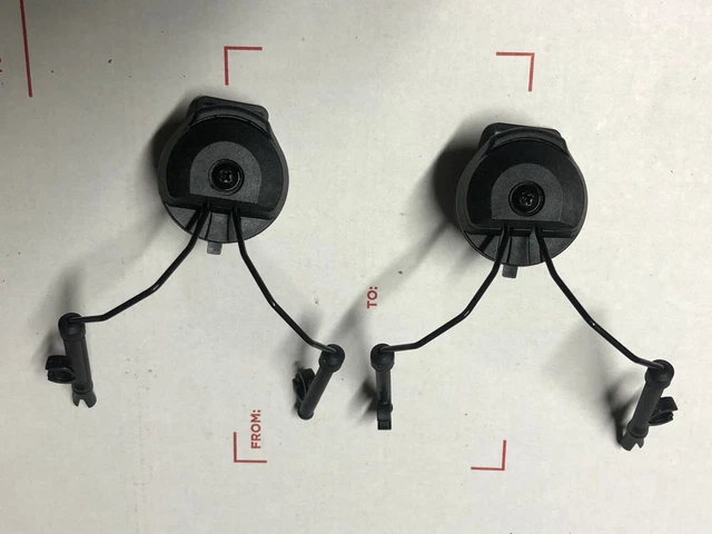 Helmet ARC Rail Adapter for Peltor Comtac Headset Ear Protection Pop-Out Rotate