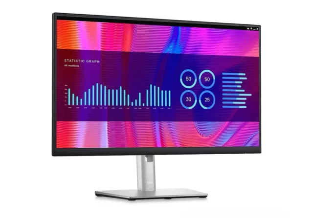 Dell P2423 24" Class WUXGA LCD Monitor - 16:9 - Black, Silver