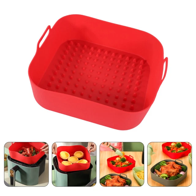 Fodere per friggrice ad aria in silicone Pentola quadrata Airfryer