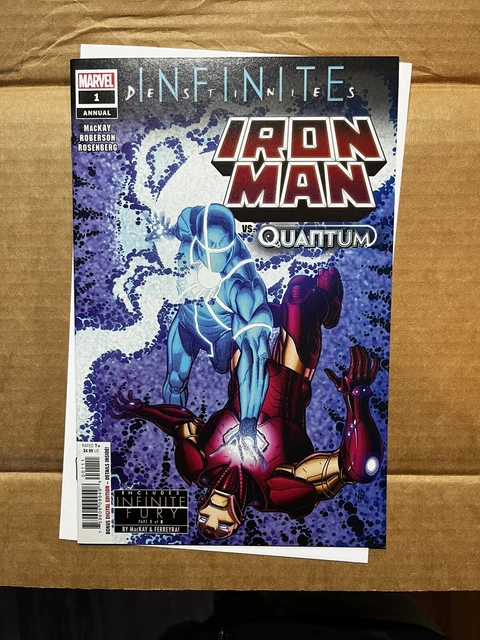 Marvel Comics IRON MAN ANNUAL #1 first printing cover A Infinite Destinies