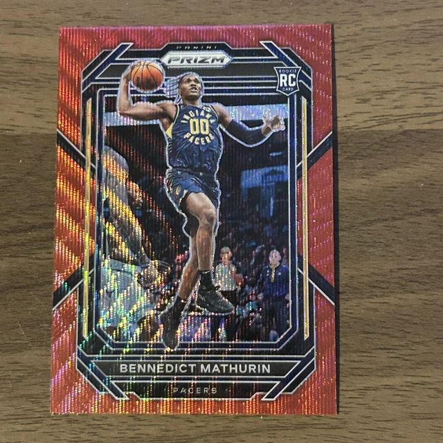 Lot De 4 Cartes Panini Prizm Bennedict Mathurin - RC Auto Leaf - Pacers