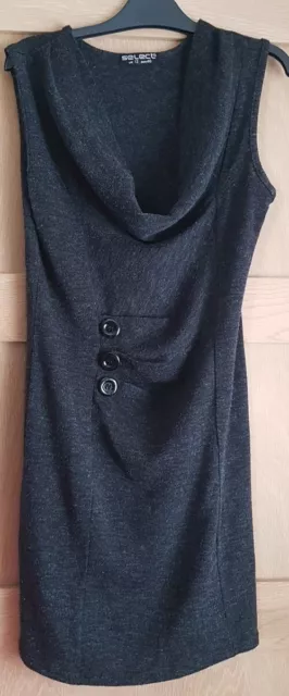 Select Womens Dark Grey Dress. Size 12