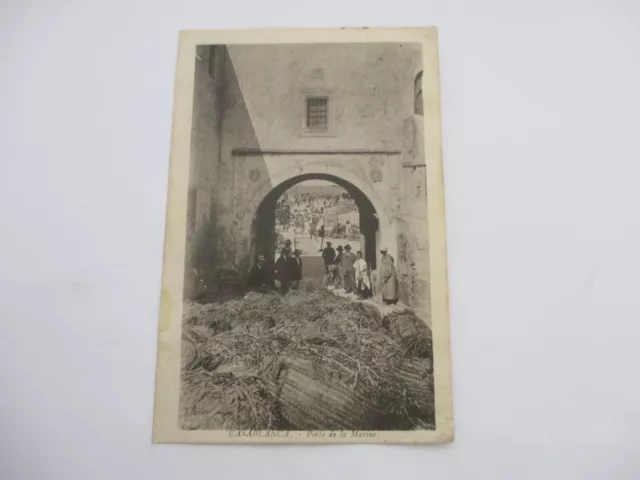 Cpa Africa Maroc Casablanca Navy Gate