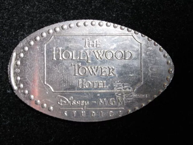 Disney * Elongated Pressed Washington Quarter * The Hollywiid Tower Hotel * Mgm