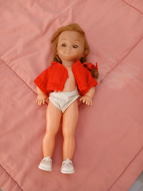 Poupée Gégé ancienne 38 cm avec ces vêtements d'origine + chaussures gégé