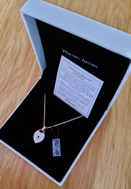 Rose gold infinity sale necklace warren james
