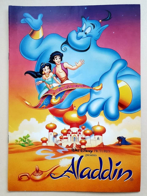 ALADDIN - ORIGINAL Uk Pressbook - Walt Disney Animation -Voice Of Robin ...