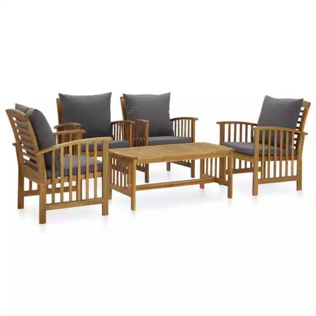 Solid Wood Acacia Garden Lounge Set Furniture Multi Colours/Models vidaXL