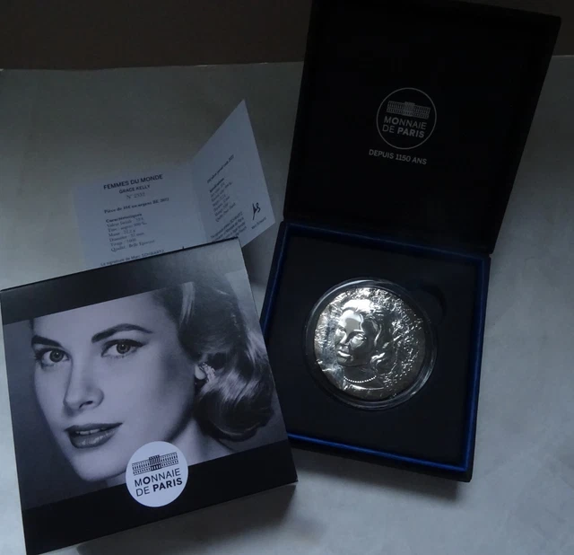 10 euro GRACE KELLY BE 2022 Argent Silber * Coffret NEUF COMPLET 3000 ex* Kms PP