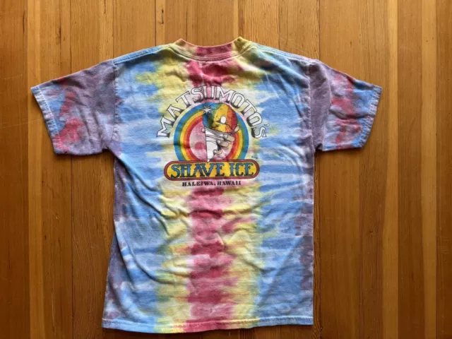 Matsumoto Shave Ice North Shore  Oahu T-Shirt Size 10/12 Kids youth  M  Tye Dye