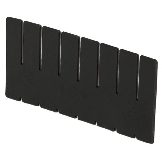 LEWISBINS DV1050 XL Divider,Black,Polyethylene,4.4 in