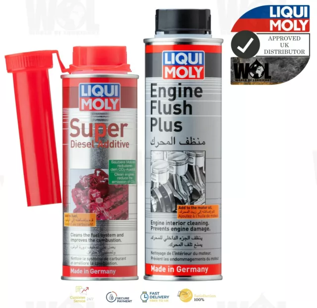LIQUI MOLY ENGINE Flush Cleaner 8374 + Injector Fuel Treatment Cleaner 1806  £19.99 - PicClick UK