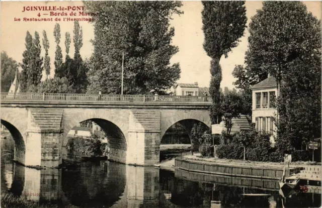 CPA AK JOINVILLE-le-PONT 4 Le Restaurant de l'Hermitage Bords de Marne (671949)