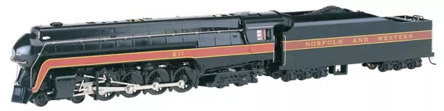 Bachmann 53201 N&W Railfan J Class 4-8-4 Steam Loco w/DCC & Sound #611 NIB