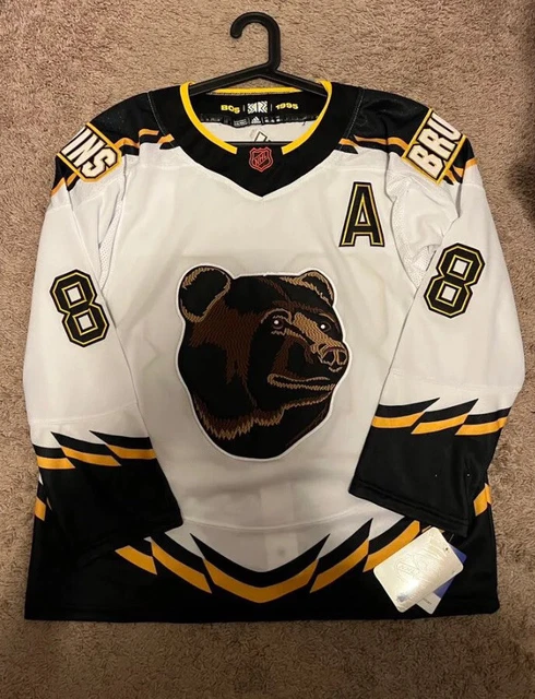 David Pastrnak Boston Bruins reverse retro jersey size 50/medium