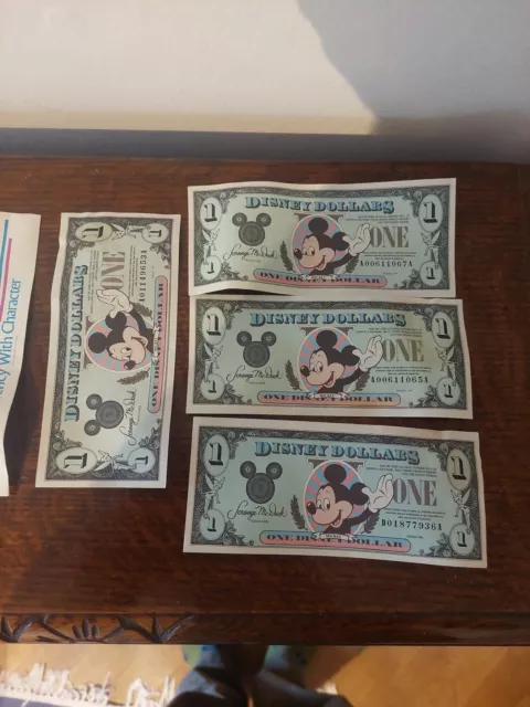 Disney Dollars Serie 1991 und 1990