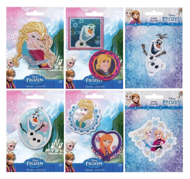 Distintivo ufficiale Disney Frozen Princess applique patch Elsa Olaf ferro da stiro su piccolo