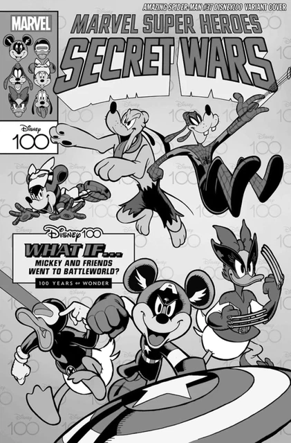 Amazing Spider-Man 37 Nm 1:100 What If? Disney100 Variant Marvel