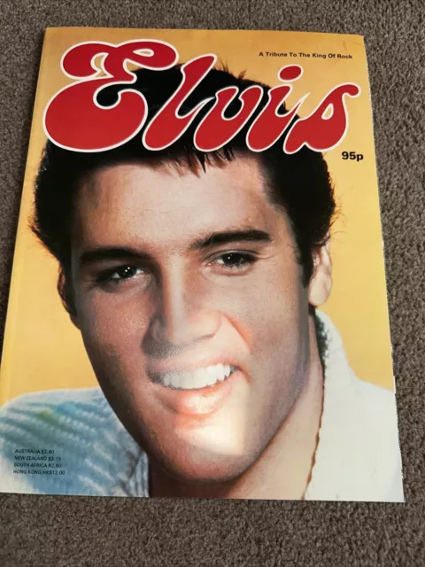 Elvis Presley A Tribute To The King Of Rock And Roll Magazine 1977 His Life