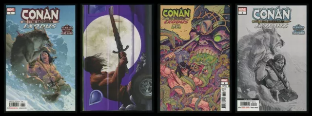 Conan Exodus 1 Comic + Variants Lot Barbarian Cimmerian Hyborian Age Esad Ribic