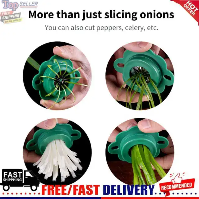 Green Onion Slicer Shredder Plum Blossom Grater Kitchen Vegetable Cutter Gadget