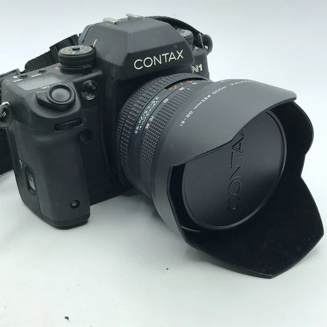 Unconfirmed Operation Camera Contax N1 Kyocera Japan At Glance Body The Film Len