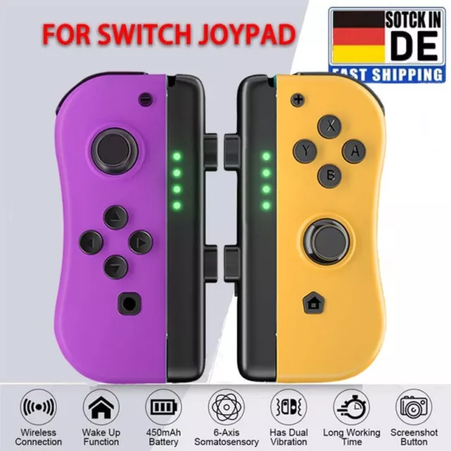 Für Nintendo Switch Joy Con Controller - Left & Righ Joycon Wireless Gamepad DHL