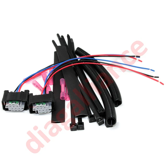 2Pcs YMQ503220 3-Pin Pre-Wired Suspension Height Sensor Connector Plugs